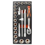 Module  douilles 1/2" et accessoires  pour servantes d'atelier