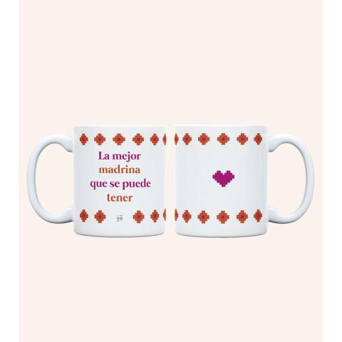 Taza "La mejor madrina que se puede tener" 350ml, cerámica