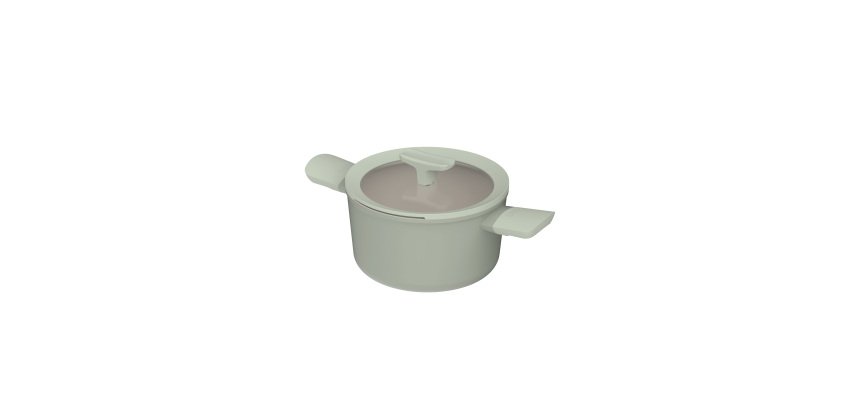BergHOFF Kookpot antikleef met deksel Sage 20cm