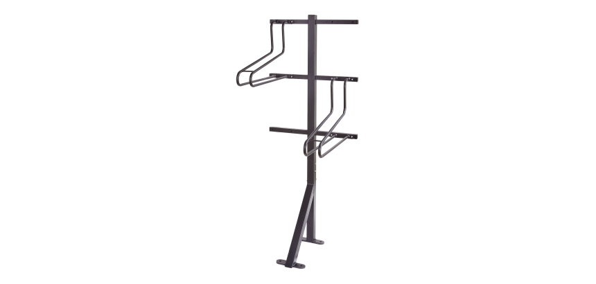 Support vélo sur pied 2 arceaux