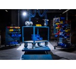 Servante établi, 2 plateaux bois médium, 1060 x 680 mm, 500 kg