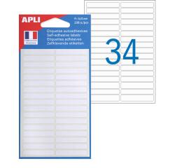 Etiquette multi-usage, 5 x 35 mm, blanc