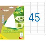 Etiquette adresse multi-usage recyclée 12,8 x  38 mm Agipa - Pochette de 630