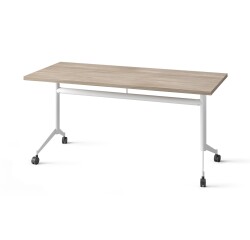 Inklapbare tafel POLLY L.160 x D.70 cm blad in iep