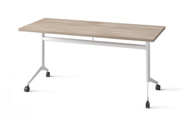 Table rabattable POLLY L.160 x P.70 cm Plateau Orme