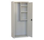 Armario escobero monoblock-montado Simon Locker 180x80x40 2/3 gris