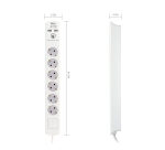 Base Múltiple 6 Tomas con 2 USB