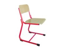 Chaise école luge Fabiano hêtre - Taille T4 pour primaire (P1/P2)
