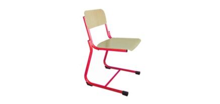 Chaise école luge Fabiano hêtre - Taille T4 pour primaire (P1/P2)