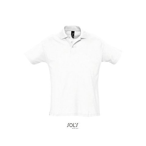 Polo manga corta M - Blanco