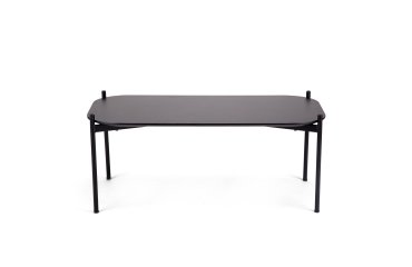 Table basse Meet 50 x 100 cm pied noir