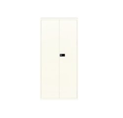 Armario monobloque-montado metálico Bisley alto blanco puertas batientes
