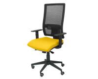 Silla Horna bali negro sin cabecero - Amarillo