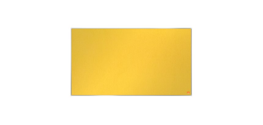 Tablero de anuncios de fieltro de formato panorámico Nobo Impression Pro de 890x500 mm