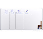 Tableau blanc laqué PREMIUM 90x180cm - Legamaster
