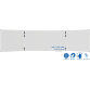 Tableau blanc triptyque émaillé UNITE PLUS 100x200cm - Legamaster