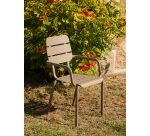 Fauteuil d'extérieur ARNON - structure aluminium