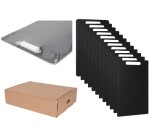 Pack 12 Tabletas Escolares BI-OFFICE PRO Tiza Negra Dual A3 | Aprendizaje Activo para Primaria y Secundaria 
