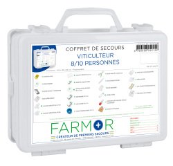 Coffret de secours Viticulteur 8/10 personnes