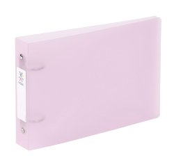 Classeur 2 anneaux plastifié Propysoft Viquel A5 – Dos de 3.5 cm incolore