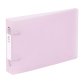 Classeur 2 anneaux plastifié Propysoft Viquel A5 – Dos de 3.5 cm rose transparent