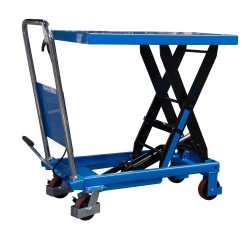 Table élévatrice manuelle simple ciseaux 300 kg