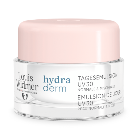 Emulsion de jour Hydraderm UV 30 Louis Widmer - Pot de 50 ml