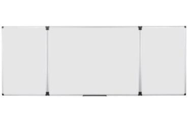 Maya Pizarra Earth triptica magnetica enmarcada aluminio anodizado 100X300 (100x300)