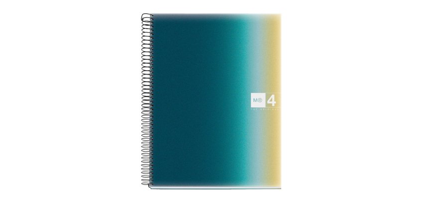 Cahier spirale Notebook Miquelrius Aurora Iceland A4 - petits carreaux - 240 pages