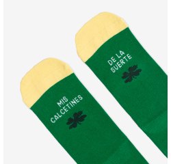 Calcetines "Mis calcetines de la suerte" GreenVibes talla 36-41