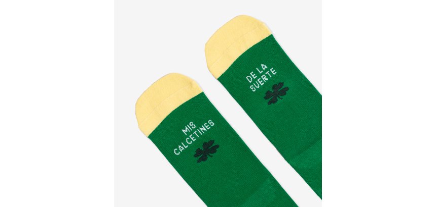 Calcetines "Mis calcetines de la suerte" GreenVibes talla 36-41