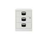Cajonera móvil monoblock-montada PFAM3S Bisley 3 cajones plano