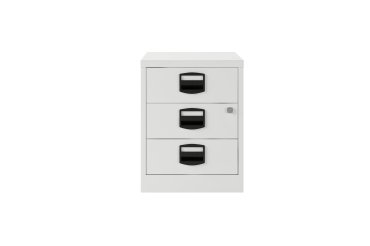 Cajonera móvil monoblock-montada PFAM3S Bisley 3 cajones plano