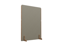 Cloison acoustique Emmie Flexmute en PET - sur pieds en bois massif  L 120 x H 170 cm