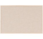 Tablero de tela Earth Bi-Office enmarcada en madera maciza