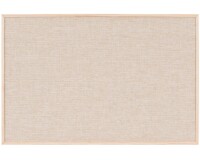 Tablero de tela Earth Bi-Office enmarcada en madera maciza