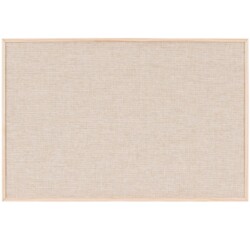 Tablero de tela Earth Bi-Office enmarcada en madera maciza