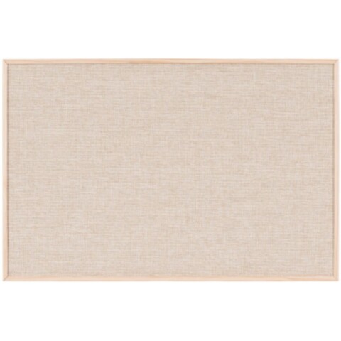 Pizarra Earth tela blanca enmarcada en madera maciza 885X585