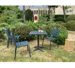 Table bistro d'extérieur LAYON - structure aluminium