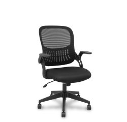 Bureaustoel Opti544 met mesh rugleuning en 3D-zitting - Zwart