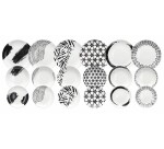 Vajilla de mesa de porcelana de Tognana - 18 piezas