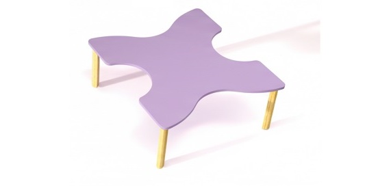 Fabiano Kids X-Shaped Table - Size T1 - Preschool