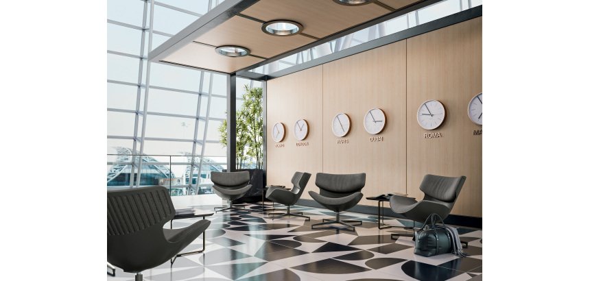 Lounge fauteuil CLEO Antraciet