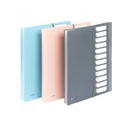 Trieur extensible 12 compartiments A4 - polypropylène - MINERAL VIQUEL  - Coloris assortis