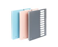 Trieur extensible 12 compartiments A4 - polypropylène - MINERAL VIQUEL  - Coloris assortis