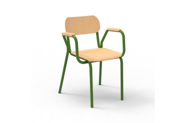 Fauteuil professeur Livorno avec accoudoires