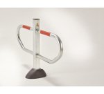 Barrière pied central Design avec arceaux