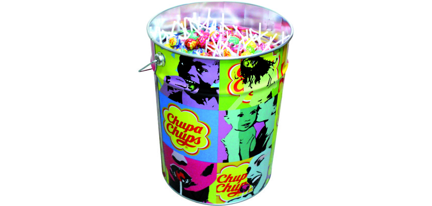 Caramelos con palo Chupa Chups Megalatc - Bote 1000 Unidades