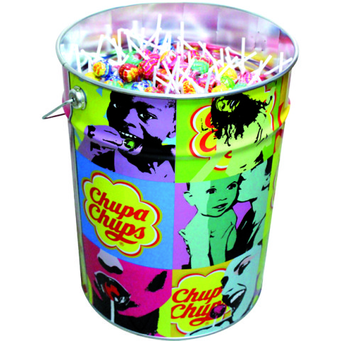 Caramelos con palo Chupa Chups Megalatc - Bote 1000 Unidades