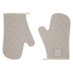 Gants de cuisine en coton recyclé Witloft- Set de 2 pièces